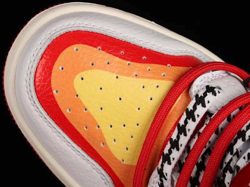 All categories Air Jordan Jordan series basketball shoes Air Jordan 1 Low Air Jordan 1 Low AJ1 Joe 1 customized version Vibe flavor deconstruction sports culture basketball shoes 553558-186